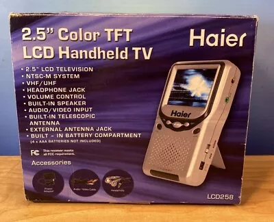 Vintage  Haier Color  2.5 TFT Handheld LCD TV  New In Box. Emergency Essential • $34