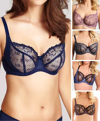 Panache Lois Balconette Bra 9591 Underwired Balcony Non Padded Lingerie • £14