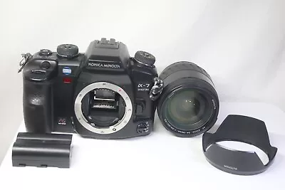 [AS IS] Konica Minolta α-7 A-7 SLR Digital Camera AF Zoom 24-85mm F/3.5-4.5 Lens • $119