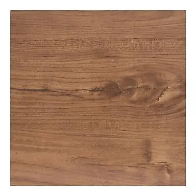 £5.95 • Buy Floor Tiles Self Adhesive Vinyl Flooring Kitchen Bathroom Brown Wood Grain