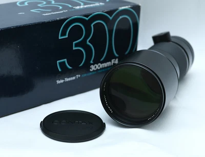 £355 • Buy CARL ZEISS CONTAX T* 300mm F4 TELE TESSAR TELEPHOTO LENS C/Y Mount -*EXC+*