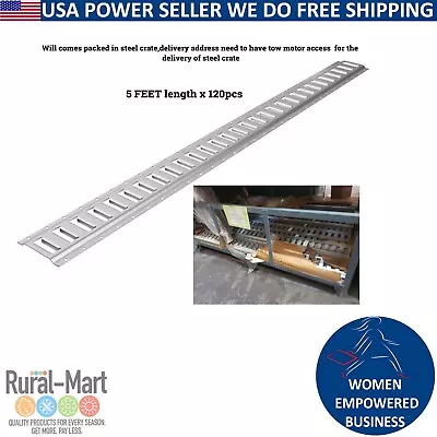 E Track Tie Down Rails 5 Feet Track For Trailer -120pc System Horizontal-600FEET • $1709.05