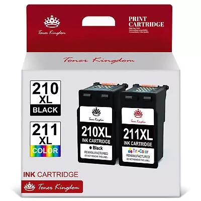 2-Pack PG-210XL CL-211XL Ink Replacement For Canon PIXMA MP240 MP250 MP270 MP260 • $27.95