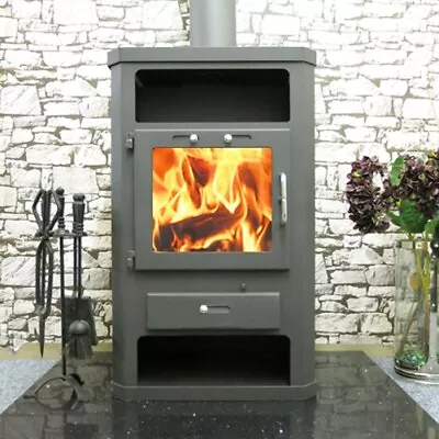 Wood Burning Stove Inc Back Boiler For Central Heating 15kw Multi-fuel Panama B  • £1199