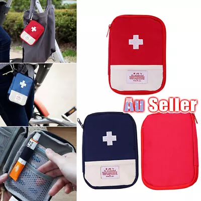 Mini Outdoor Emergency Treatment Travel First Aid Kit Survival Case Medical Bag • $7.59