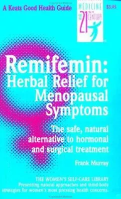 Remifemin : Herbal Relief For Menopausal Symptoms Paperback Frank • $8.06