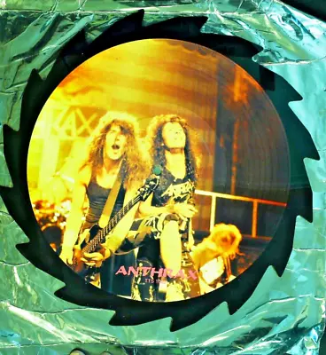 Anthrax Limited Edition Interview Picture Disc Record 1988 UK Rare Vg+ Htf Oop • £20