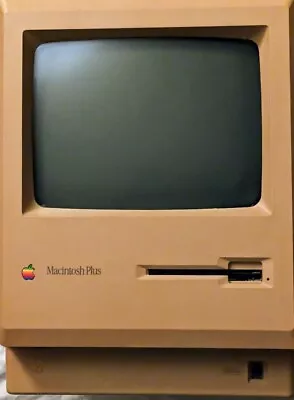 Vintage Apple MACINTOSH Plus Computer-Model M0001A-For Parts & Repair-As Is • $100.99