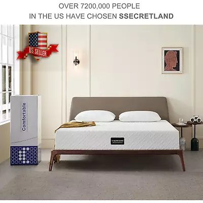 10 Gel Memory Foam Mattress Queen Size Bed In A BoxSSECRETLAND Cooling Gel • $184.99