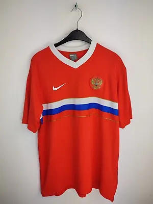 2008-09 Russia Away FOOTBALL Kit SHIRT SOCCER JERSEY Size XL • $39.99