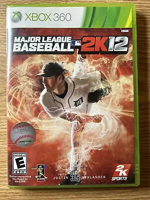 Major League Baseball MLB 2k12 - Xbox 360 Tested & Cleaned • $9.99