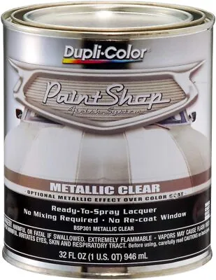DupliColor BSP301 Metallic Clear Paint Shop Finish System MidCoat Special Effect • $24.99