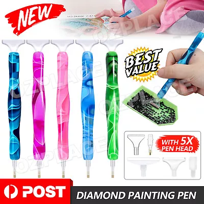 $5.95 • Buy 5D Resin Diamond Painting Pen Alloy Point Drill Pens Cross Stitch Craft Art AU