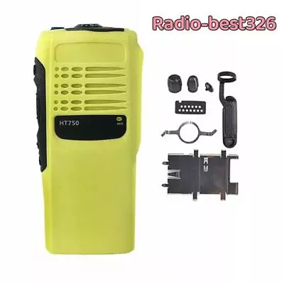 PMLN4216 Replacement Front Housing Case Kit For GP328 GP340  HT750 Radio Yellow • $7.99