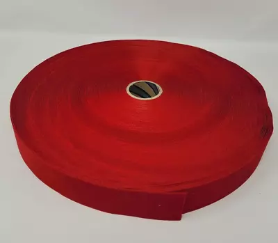 Bulk Spool 100 YARDS Red Velvet Christmas Craft Ribbon Trim 1-3/8  Wide #9 • $29.99