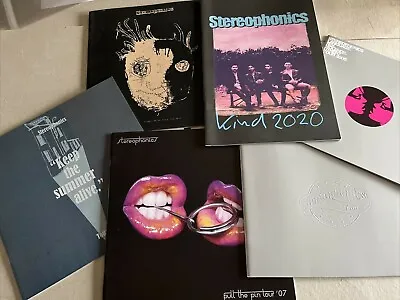 £14.50 • Buy Stereophonics 6 Different  Tour Concert Programmes 2001 2013 2016 2005 2007 2020