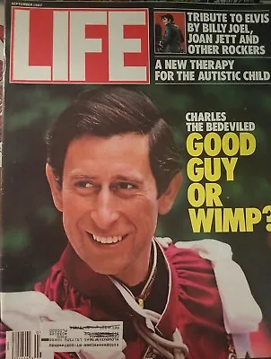 $4.99 • Buy Life Magazine September 1987 - Charles - Tribute To Elvis - Billy Joel