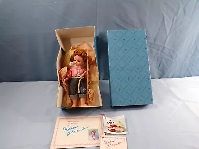 Vintage Madame Alexander Huckleberry Finn Doll W/ Factory Box • $4.79