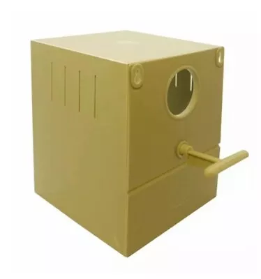 PLASTIC FINCH NEST BOX WITH HOOKS Front & Back For Cage Exotic Finches • £8.99