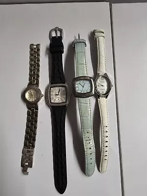 Watches Lot Of 3 Eclisse Sterling Cases & 1 Judith Ripka Non Working 4 Parts  • $34.99