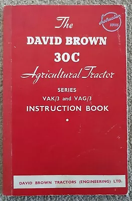 £32.50 • Buy David Brown 30c Tractor Operators Manual 