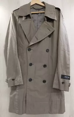 Julius_7 MA Tan Cotton Gabardine Double Breasted Belted Trench Coat Size S • $100