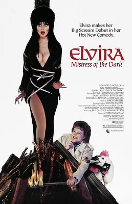 Elvira Mistress Of The Dark Movie Poster 11 X 17 Inches - Elvira Poster • $13.96