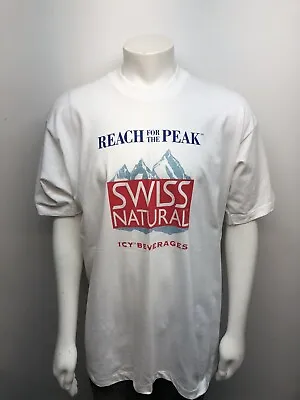 NWOT Vintage Swiss Natural Icy Beverages Fruit Of The Loom Made In USA Size XL • $16.99