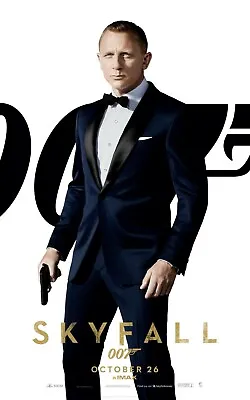 £4.95 • Buy SKYFALL (2012) MOVIE 35mm FILM CELLS DANIEL CRAIG AS JAMES BOND 007 FAN MEMENTO 