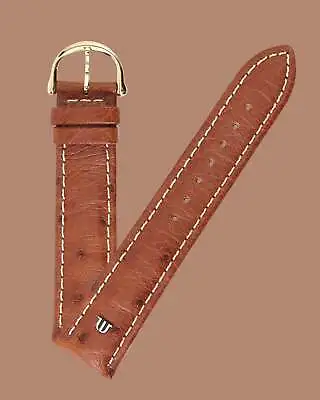 Maurice Lacroix 20mm X 18mm ML655-000014 Fiaba Cognac Ostrich Strap • $140