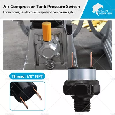 1/8  NPT End Air Compressor Pressure Tank Control Switch Off 90-120 PSI • $17