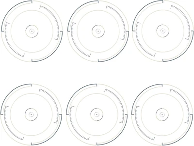 £9.03 • Buy 6 Pcs Objective Point Markers Compatible With Wargame, Warhammer 40k Bullseye