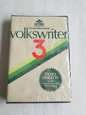 £15.96 • Buy VolksWriter 3 Lifetree Software Inc. Demo Diskette For IBM Personal Computer NEW