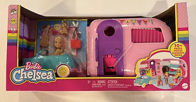 NEW Barbie Club Chelsea Camper Playset With Chelsea Doll (FXG90) • $68.12