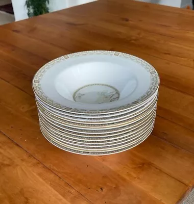 8” White Nile Royal Doulton Fine Bone China Soup Pasta Deep Bowl • £7