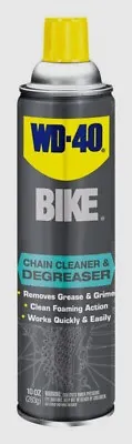 WD-40 Bike Chain Cleaner & Degreaser 10 Oz Spray Cleans Grease Oil Dirt & Grime • $16.99
