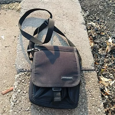 Eddie Bauer Black Crossbody Purse Bag Pockets • $11.99