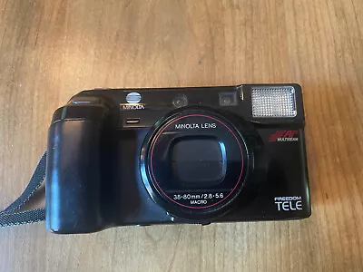 Minolta Freedom Tele AF Multibeam 35mm Camera With 38-80mm/2.8-5.6 • $24.99