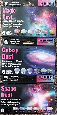 £17.99 • Buy Vallejo Eccentric Colors The Shifters Multi Listing (6 X 17ml) Paint Sets