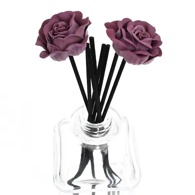 $3.29 • Buy 8Pcs Purple Rose Flower Reed Diffuser Fragrance Sticks Replacement Home Decor