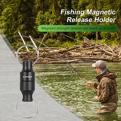 Fly Fishing Magnetic Net Release Holder Magnet Clip Landing Net Connector J Z7P9 • £6.99