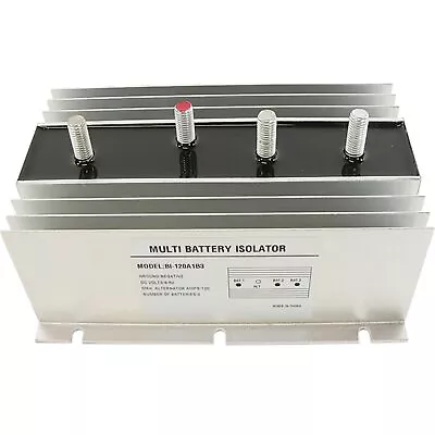 120 AMP THREE BATTERY MULTI ISOLATOR-Marine RV EMS; 626-01009 • $65.40