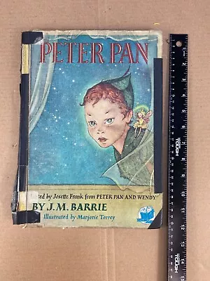 Vintage Peter Pan Cadmus First Edition Kids Fairy Tail Reading Book JM Barrie • $16.99