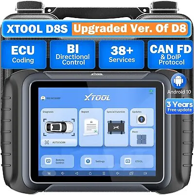 XTOOL D8S OBD2 Diagnostic Scanner All Systems Bidirectional Key Programming Tool • $520