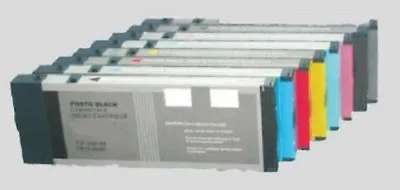 £315.66 • Buy 8 X Ink Cartridges For Epson Stylus Pro 9880 7880 Per 220ml Pigment