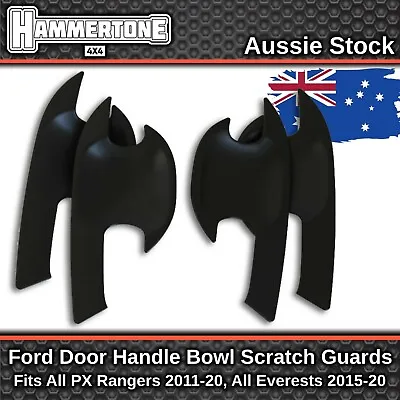 DOOR HANDLE BOWL SCRATCH PROTECTOR Accessories For Ford Ranger Everest 2011-2022 • $29.99