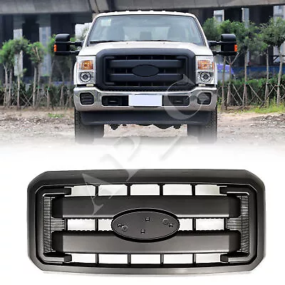 Front Radiator Grill Grille For 2011-2016 F250 F350 F450 F550 Super Duty Black • $213.99