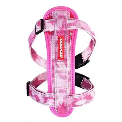 Ezydog Chest Plate Harness Pink Camo Medium Girth 45-73cm Ezy Dog • $44.99