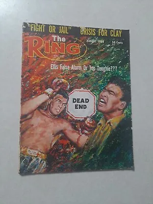 $4 • Buy THE RING MAGAZINE MUHAMMAD ALI BOXING HOFer COVER AUGUST 1968
