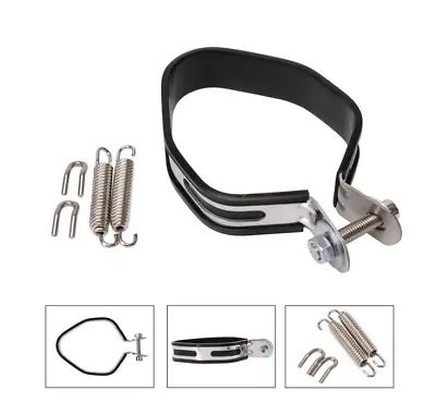 New Motorcycle Exhaust Muffler Silencer Hanger Hanging Clamp Strap Bracket • $12.80